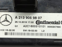 2020 Mercedes-Benz E350 Climate Control Module Temperature AC/Heater Replacement P/N:A 213 905 98 07 Fits Fits 2017 2018 201
