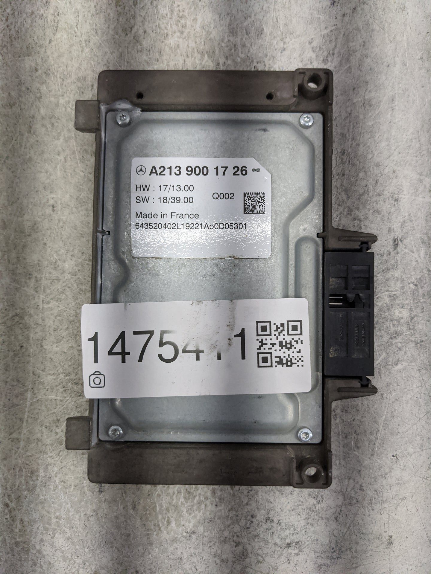 2020 Mercedes-Benz E63 Amg PCM Engine Control Computer ECU ECM PCU OEM P/N:A2139001726 Fits OEM Used Auto Parts - Oemusedaut