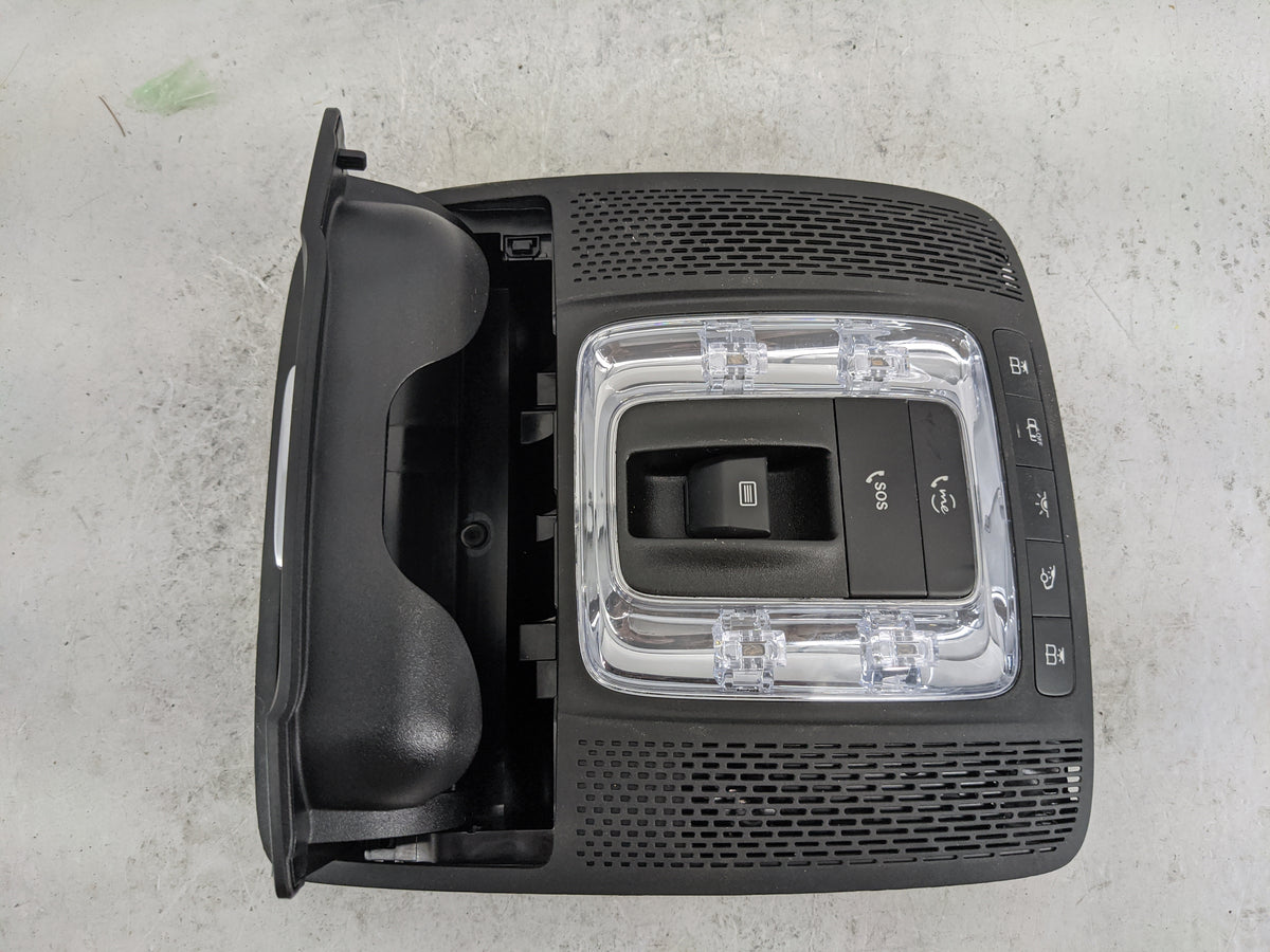 2020 Mercedes-benz Glb250 Overhead Console W/rear Climate Control Black - Oemusedautoparts1.com