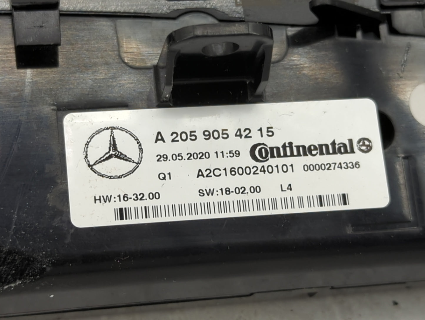 2020 Mercedes-Benz Glc250 Climate Control Module Temperature AC/Heater Replacement P/N:A 205 905 42 15 Fits Fits 2021 2022 O