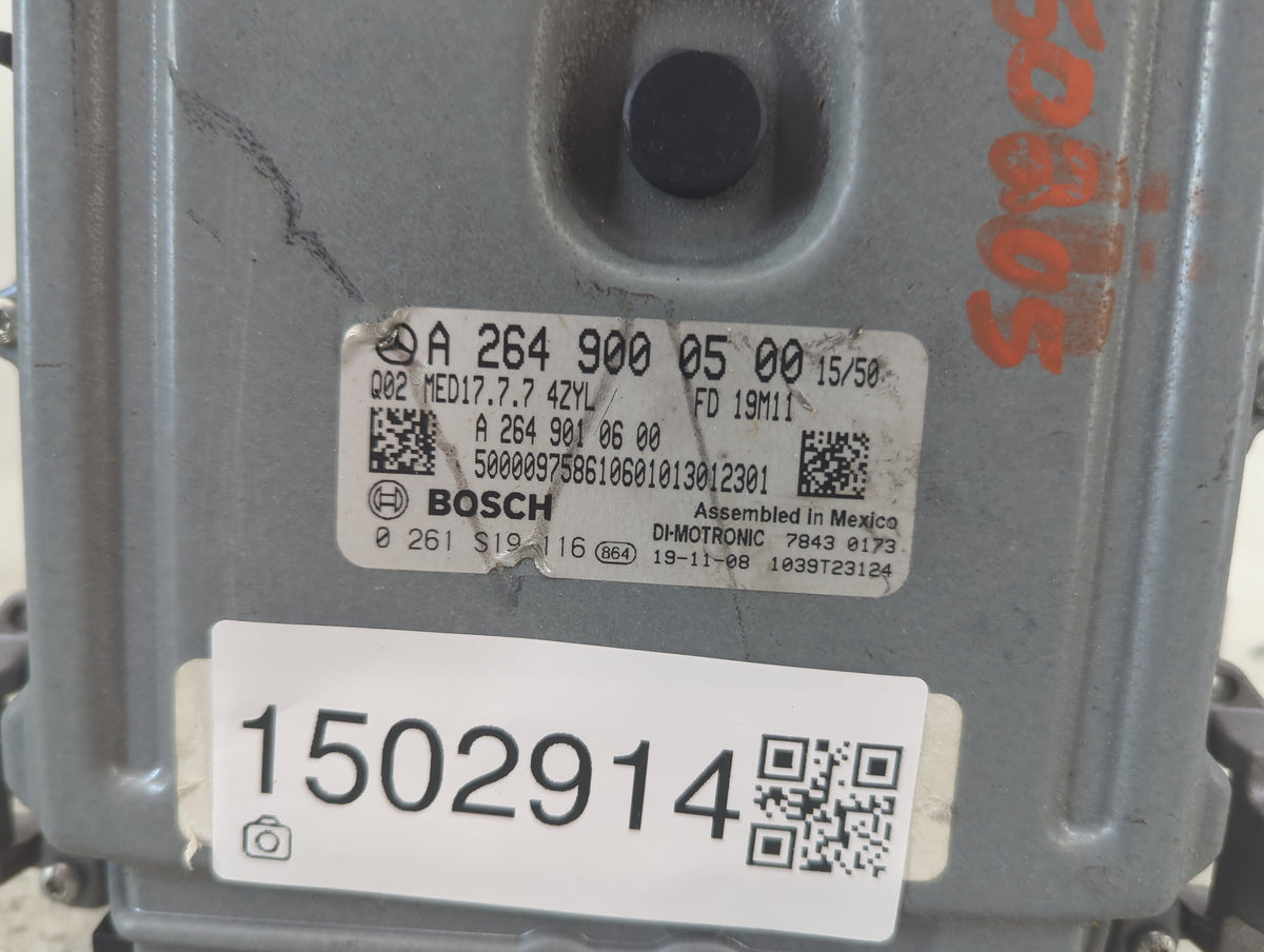 2020-2022 Mercedes-Benz Gle350 PCM Engine Control Computer ECU ECM PCU OEM P/N:A 264 900 05 00 A 264 901 06 00 Fits OEM Used