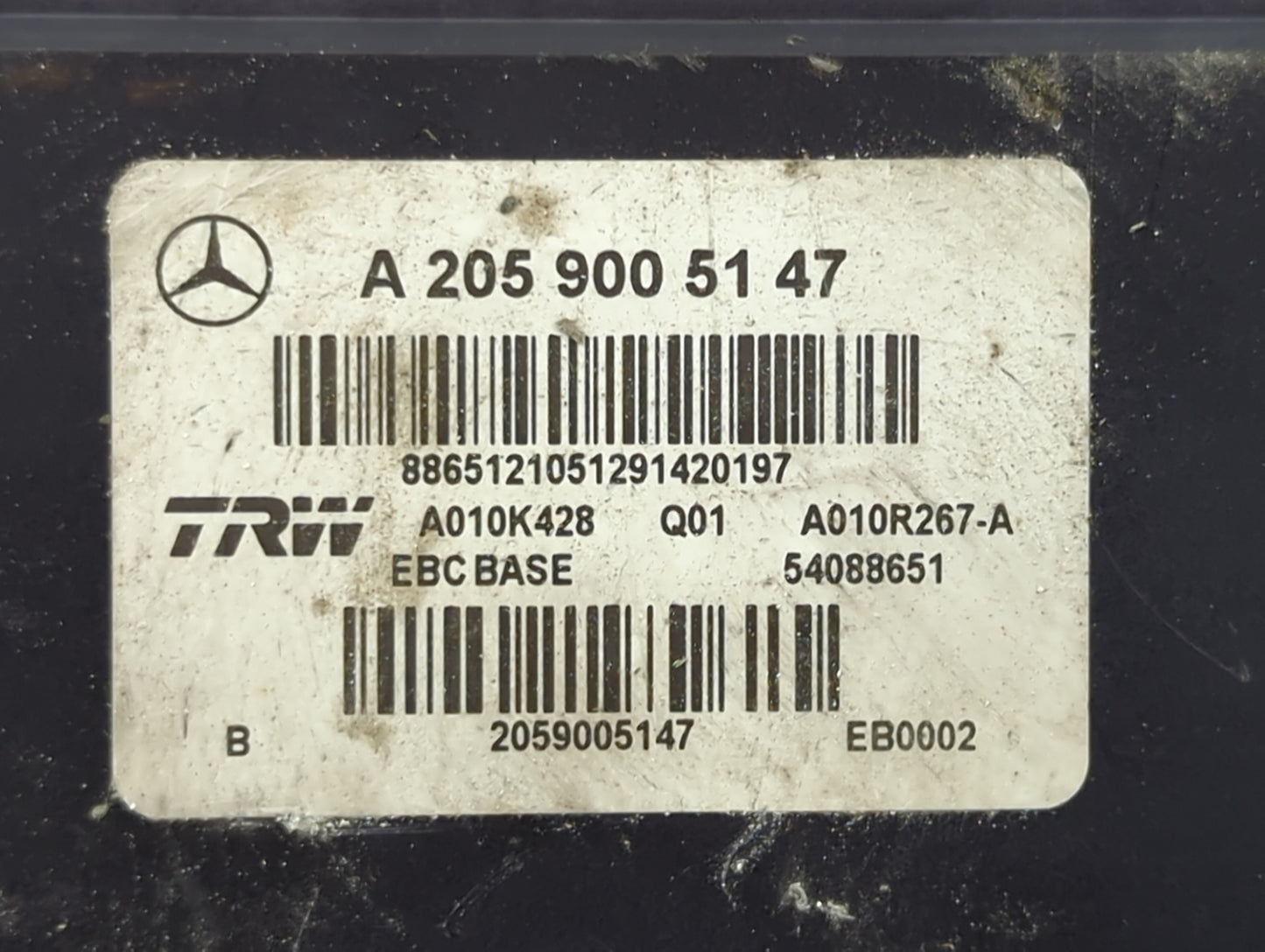 2020 Mercedes Glc300 ABS Pump Control Module Replacement P/N:A2059005147 A010K428, A010R267-A Fits Fits 2018 2019 2021 2022 