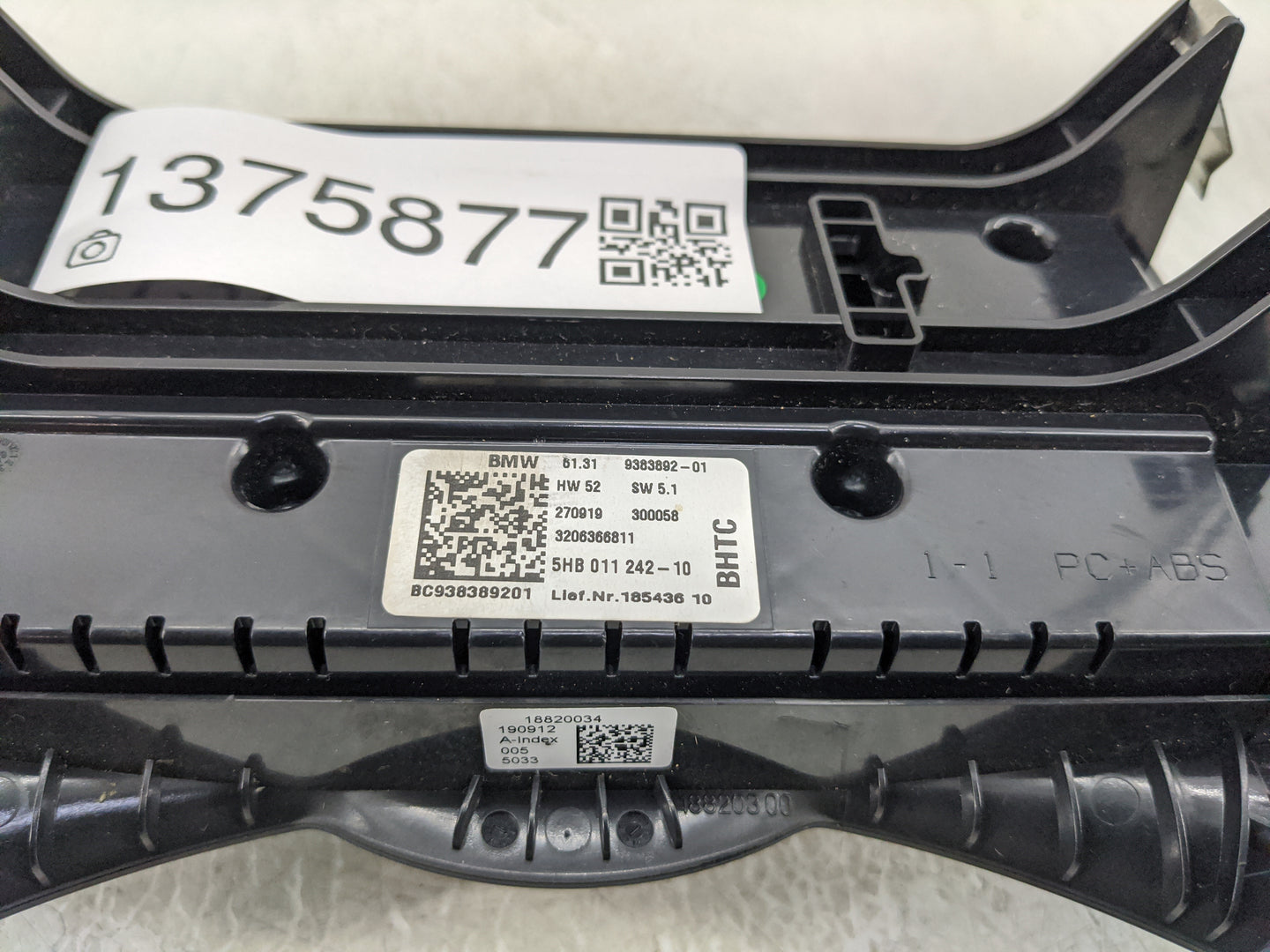 2020 Mini Cooper Climate Control Module Temperature AC/Heater Replacement P/N:9383892 Fits OEM Used Auto Parts - Oemusedauto