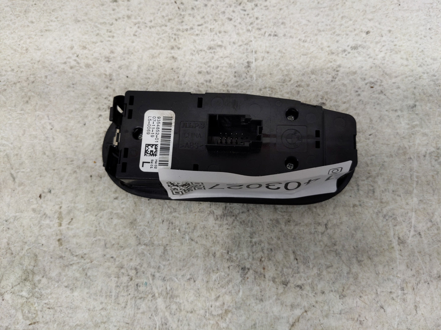 2020 Mini Cooper Master Power Window Switch Replacement Driver Side Left P/N:9354852-01 Fits OEM Used Auto Parts - Oemusedau