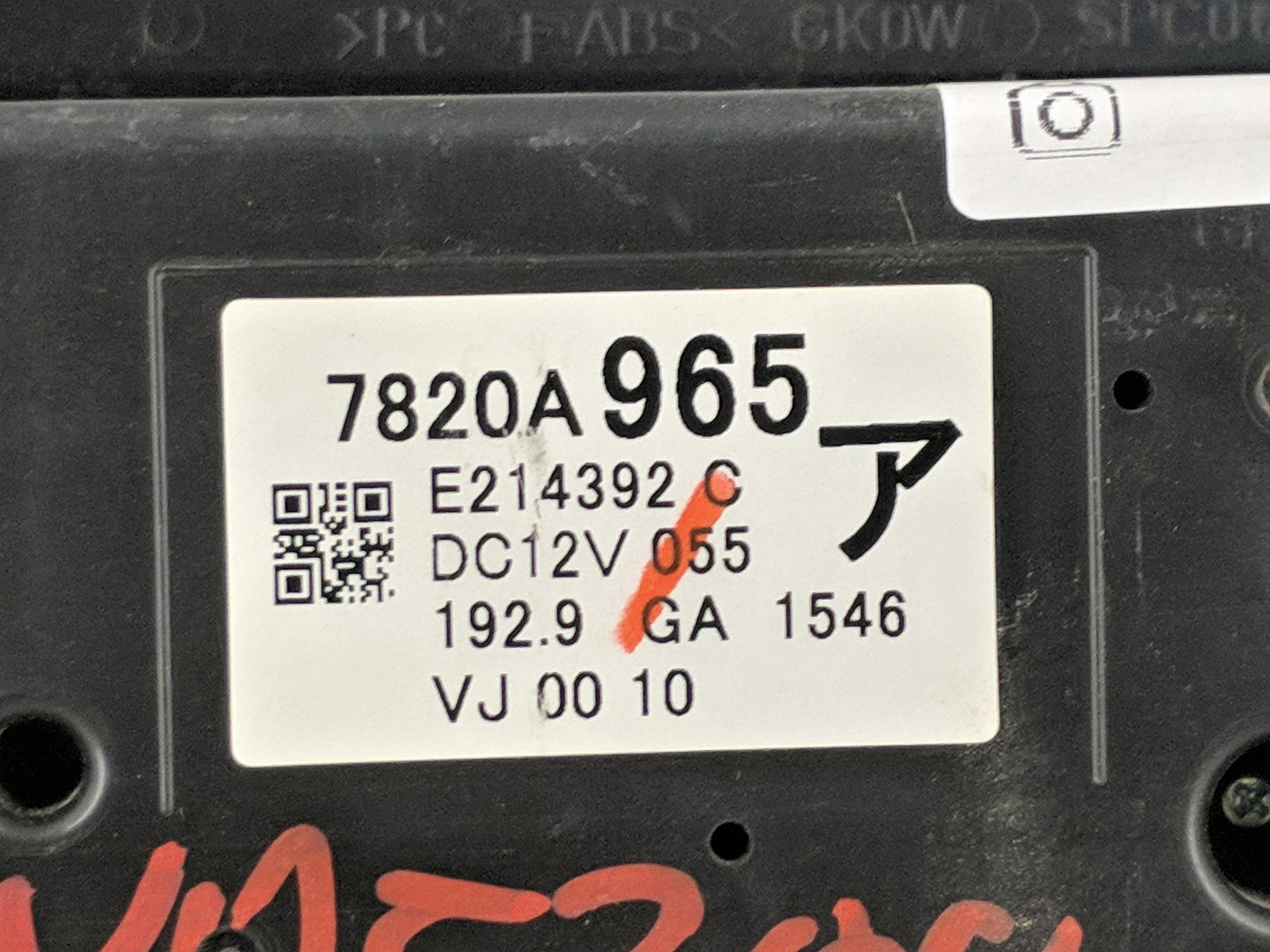 2020 Mitsubishi Eclipse Cross Climate Control Module Temperature AC/Heater Replacement P/N:7820A965 Fits OEM Used Auto Parts