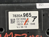 2020 Mitsubishi Eclipse Cross Climate Control Module Temperature AC/Heater Replacement P/N:7820A965 Fits OEM Used Auto Parts