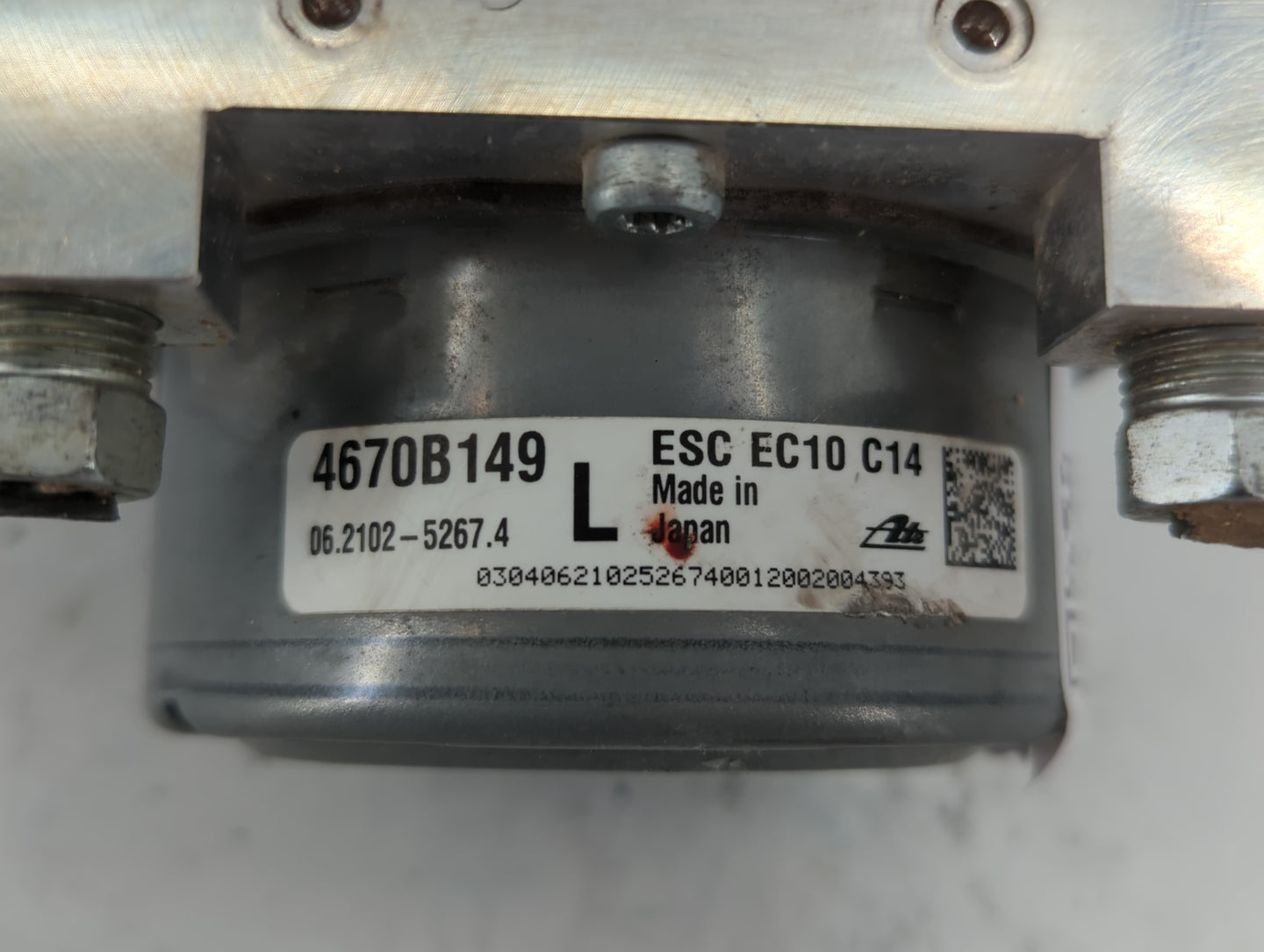 2018 Mitsubishi Eclipse Cross ABS Pump Control Module Replacement P/N:ESC EC10 C14 4670B149 Fits OEM Used Auto Parts - Oemus