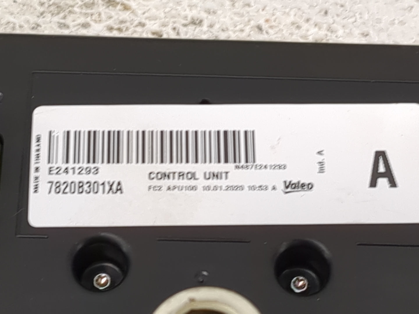 2020 Mitsubishi Mirage Climate Control Module Temperature AC/Heater Replacement P/N:7820B301XA Fits OEM Used Auto Parts - Oe