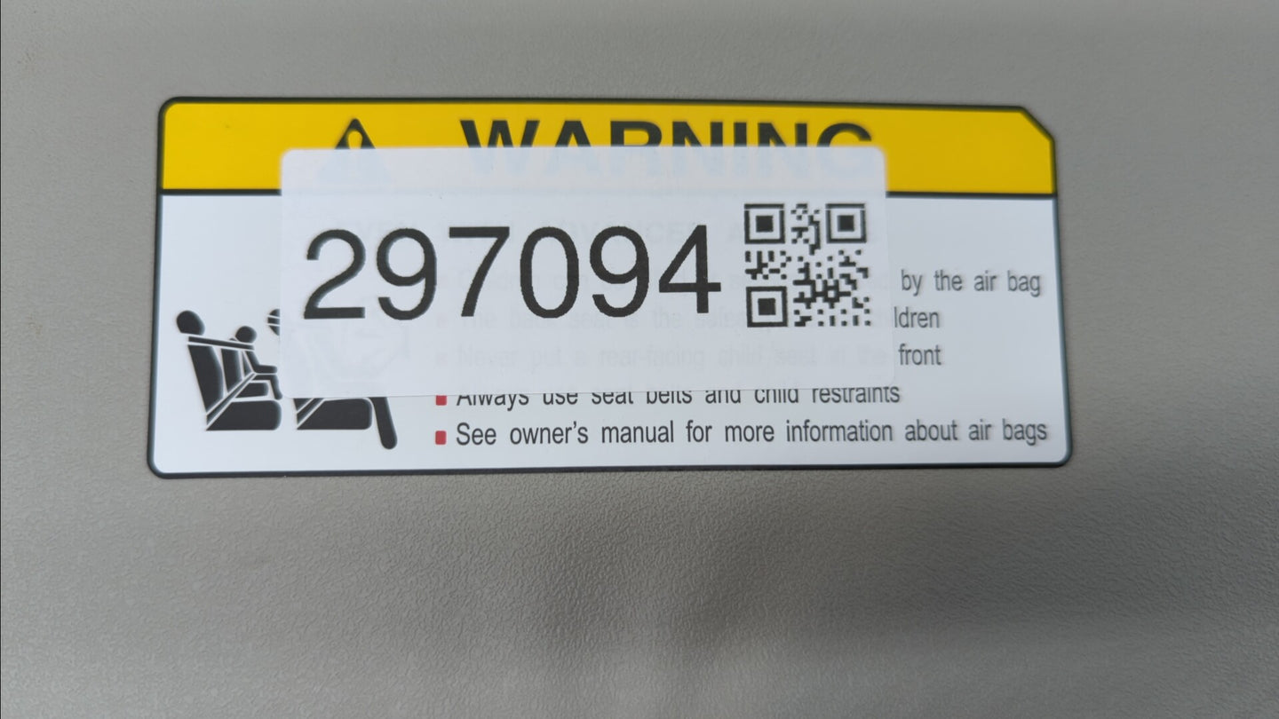 2020 Mitsubishi Mirage Sun Visor Shade Replacement Passenger Right Mirror Fits OEM Used Auto Parts - Oemusedautoparts1.com