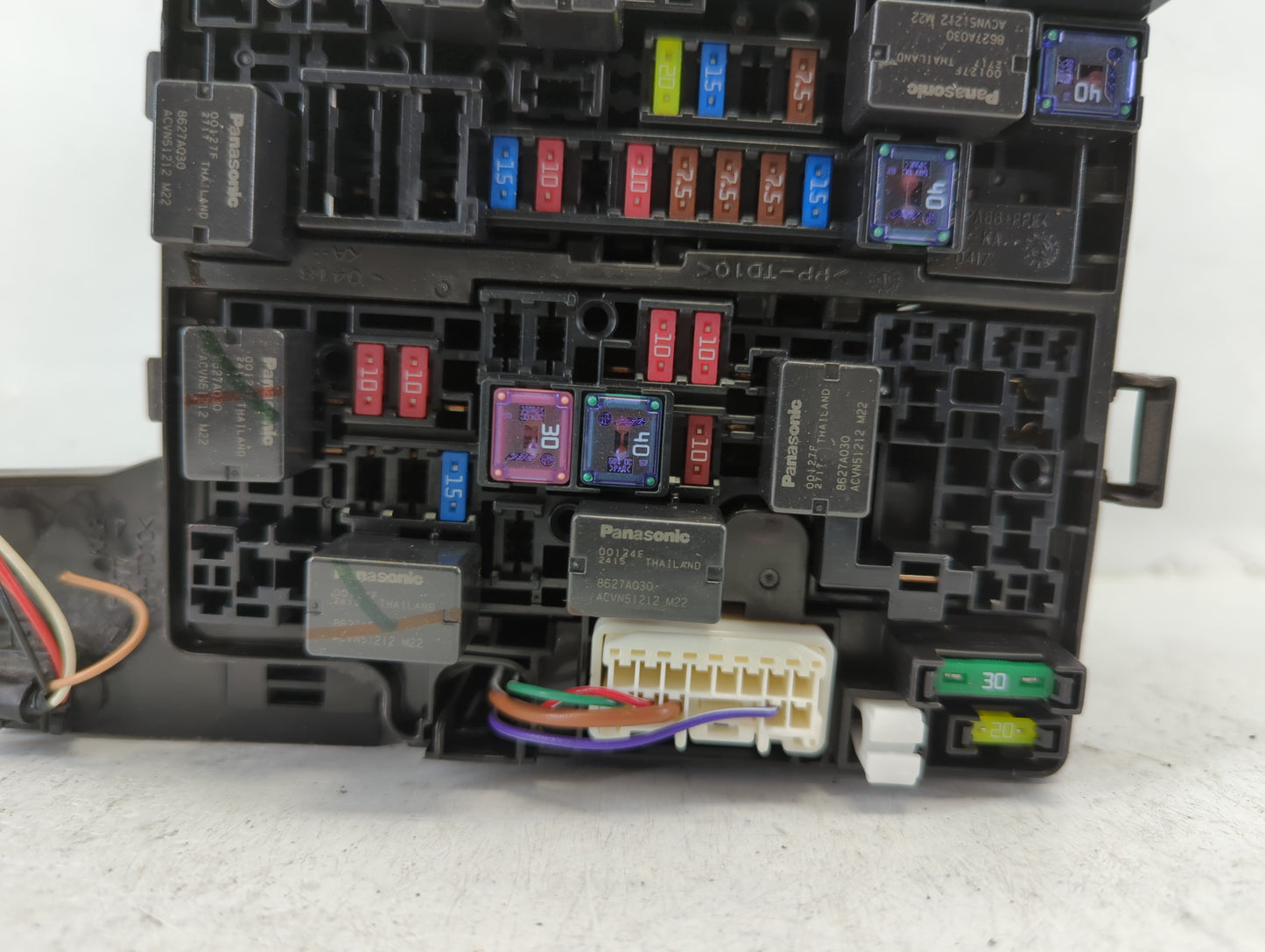2014 Mitsubishi Mirage Fusebox Fuse Box Panel Relay Module P/N:PP-TD10 3547 Fits OEM Used Auto Parts - Oemusedautoparts1.com