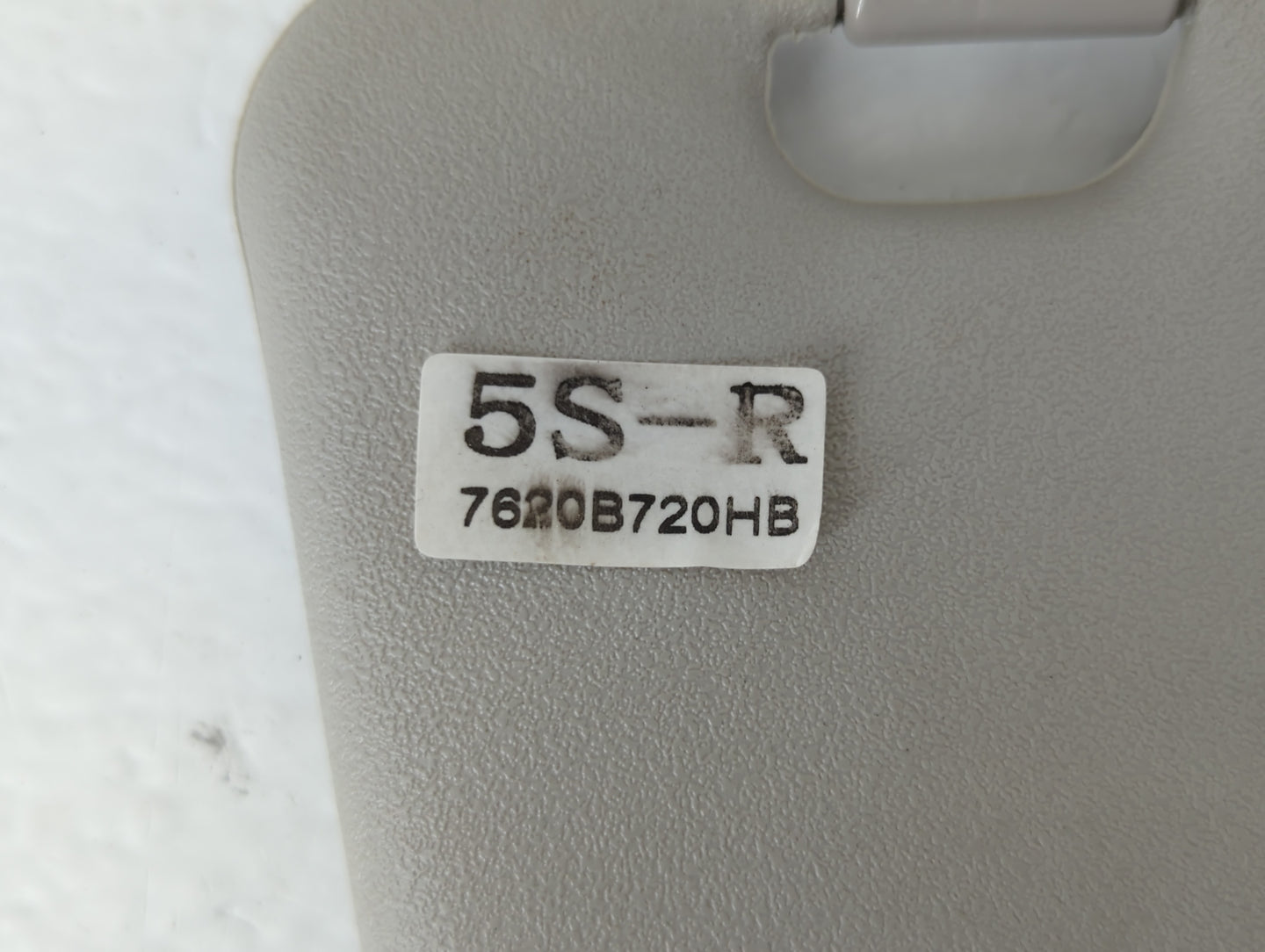 2014 Mitsubishi Mirage Sun Visor Shade Replacement Passenger Right Mirror Fits OEM Used Auto Parts - Oemusedautoparts1.com