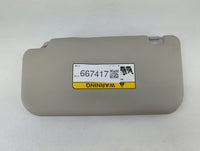2014 Mitsubishi Mirage Sun Visor Shade Replacement Passenger Right Mirror Fits OEM Used Auto Parts - Oemusedautoparts1.com