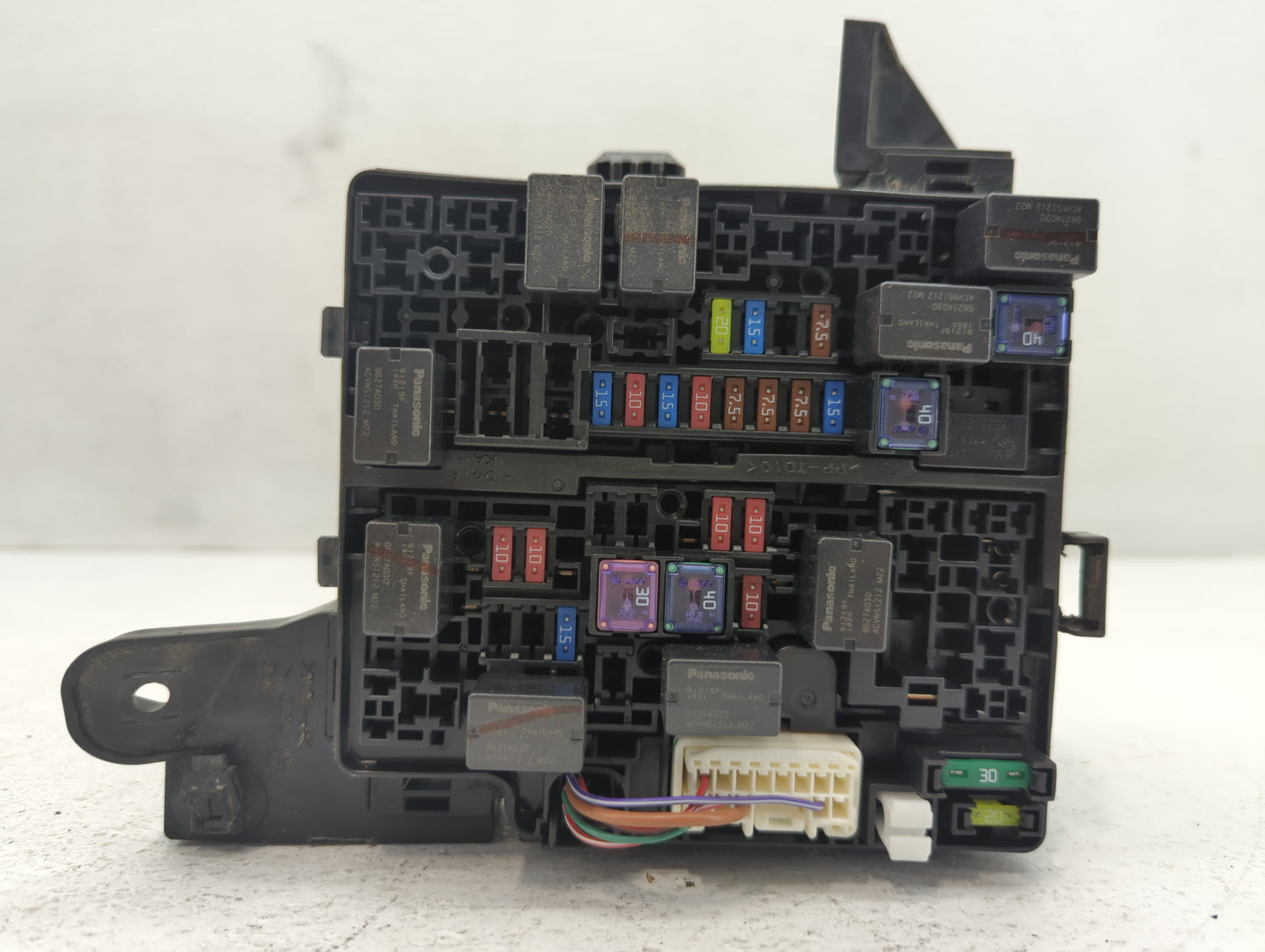 2014 Mitsubishi Mirage Fusebox Fuse Box Panel Relay Module P/N:PP-TD10 3547 Fits OEM Used Auto Parts - Oemusedautoparts1.com