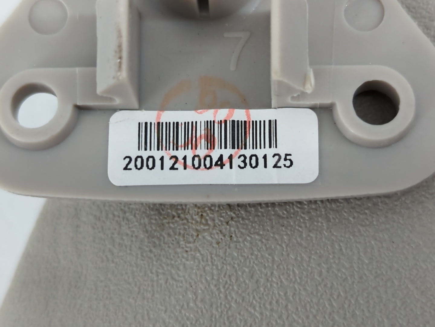 2014 Mitsubishi Mirage Sun Visor Shade Replacement Passenger Right Mirror Fits OEM Used Auto Parts - Oemusedautoparts1.com