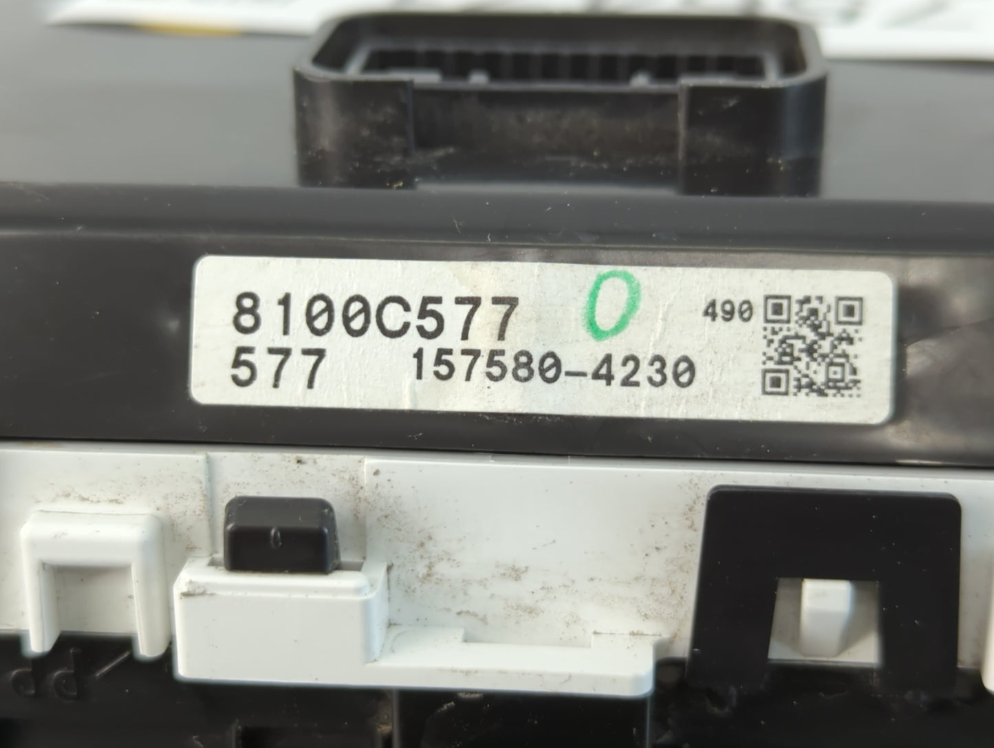 2020 Mitsubishi Mirage Instrument Cluster Speedometer Gauges P/N:8100C577 Fits OEM Used Auto Parts - Oemusedautoparts1.com