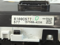 2020 Mitsubishi Mirage Instrument Cluster Speedometer Gauges P/N:8100C577 Fits OEM Used Auto Parts - Oemusedautoparts1.com