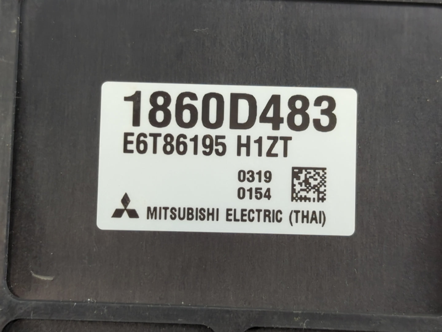 2020 Mitsubishi Mirage PCM Engine Control Computer ECU ECM PCU OEM P/N:1860D483 Fits OEM Used Auto Parts - Oemusedautoparts1