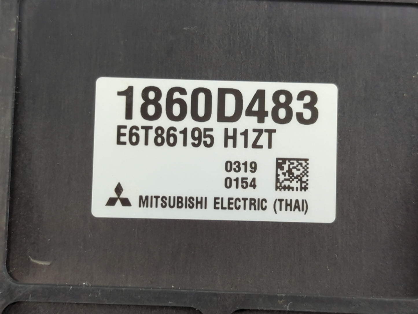 2020 Mitsubishi Mirage PCM Engine Control Computer ECU ECM PCU OEM P/N:1860D483 Fits OEM Used Auto Parts - Oemusedautoparts1