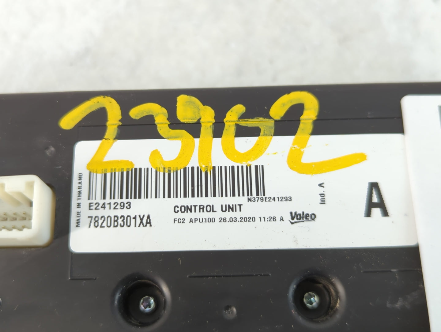 2020 Mitsubishi Mirage Climate Control Module Temperature AC/Heater Replacement P/N:E241293 7820B301XA Fits OEM Used Auto Pa