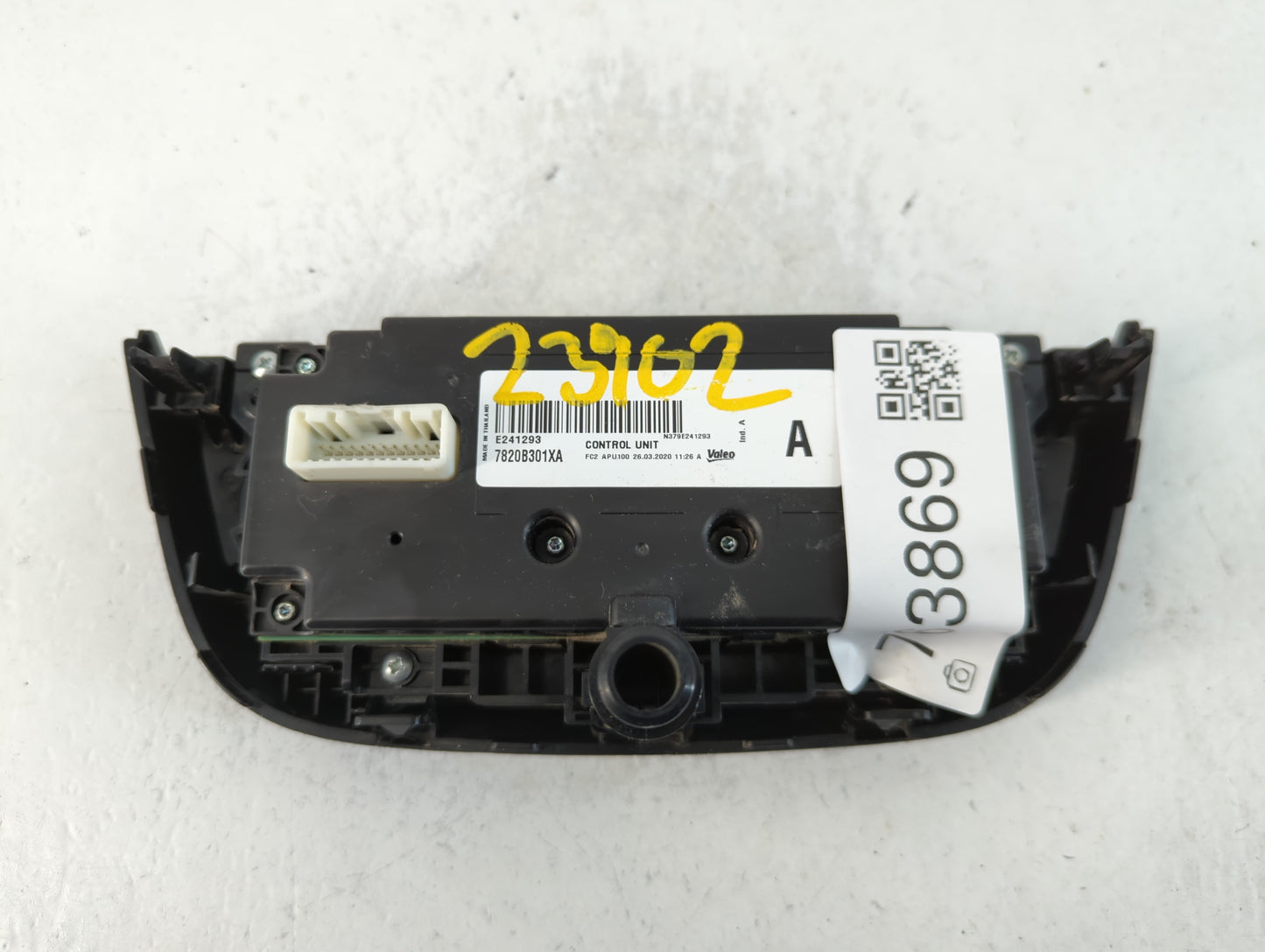 2020 Mitsubishi Mirage Climate Control Module Temperature AC/Heater Replacement P/N:E241293 7820B301XA Fits OEM Used Auto Pa