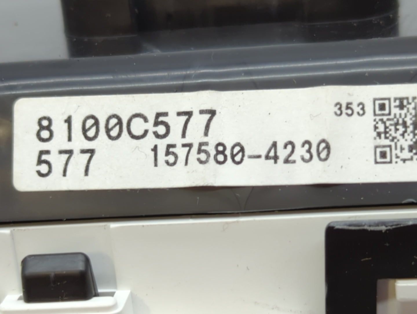 2020 Mitsubishi Mirage G4 Instrument Cluster Speedometer Gauges P/N:8100C577 Fits OEM Used Auto Parts - Oemusedautoparts1.co