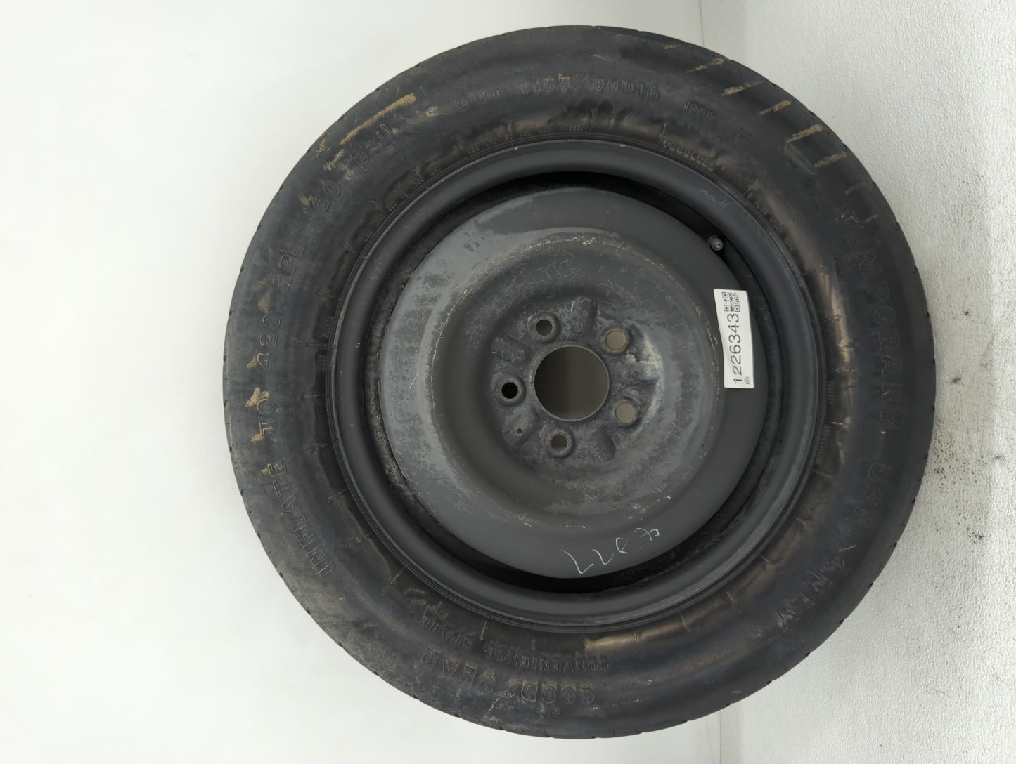 2003-2020 Mitsubishi Outlander Spare Donut Tire Wheel Rim Oem - Oemusedautoparts1.com