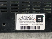 2020 Mitsubishi Outlander Climate Control Module Temperature AC/Heater Replacement P/N:7820B229 CAB502A049AC Fits OEM Used A