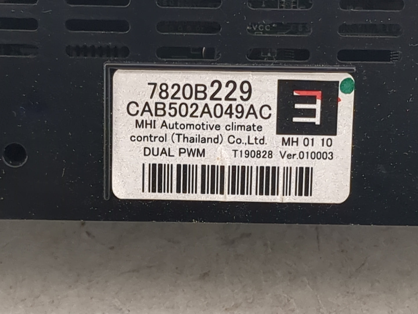 2020 Mitsubishi Outlander Climate Control Module Temperature AC/Heater Replacement P/N:7820B229 CAB502A049AC Fits OEM Used A