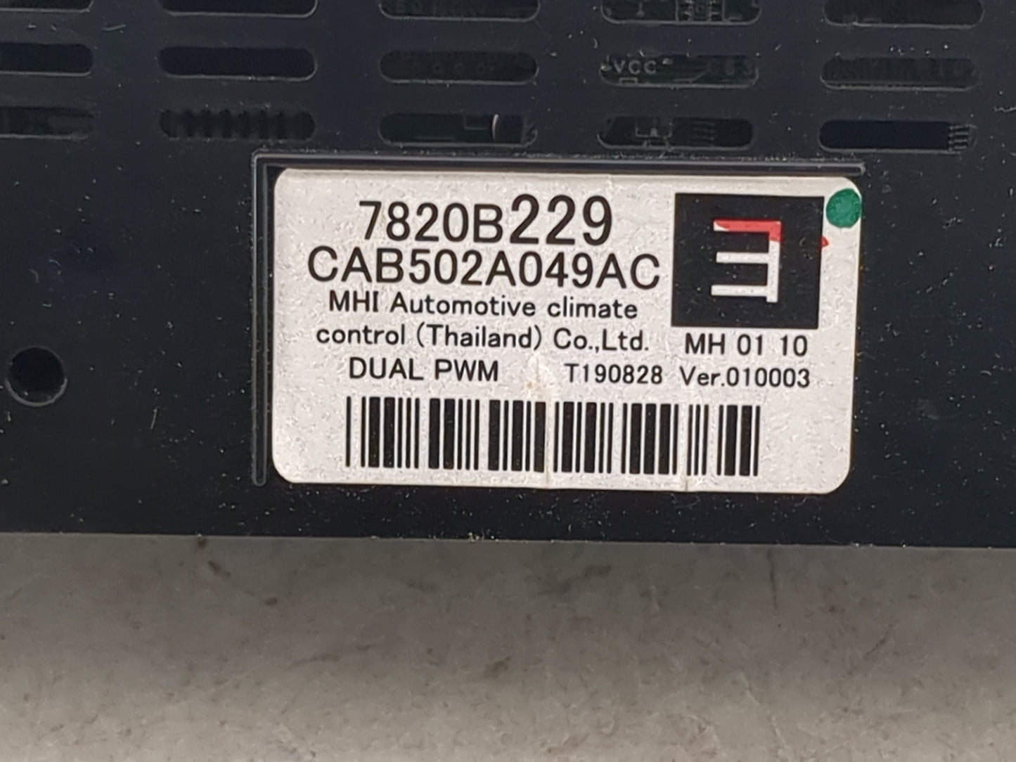 2020 Mitsubishi Outlander Climate Control Module Temperature AC/Heater Replacement P/N:7820B229 CAB502A049AC Fits OEM Used A