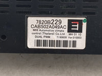 2020 Mitsubishi Outlander Climate Control Module Temperature AC/Heater Replacement P/N:7820B229 CAB502A049AC Fits OEM Used A