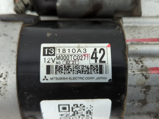 2011-2016 Mitsubishi Outlander Car Starter Motor Solenoid OEM P/N:M000TC0271 131801A3 Fits Fits 2011 2012 2013 2014 2015 2016 OEM Used Auto Parts