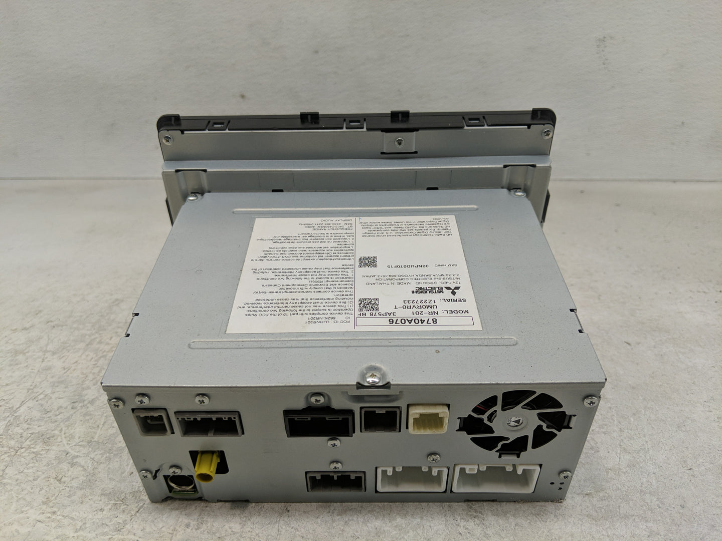 2020 Mitsubishi Outlander Sport Radio AM FM Cd Player Receiver Replacement P/N:8740a076 Fits OEM Used Auto Parts - Oemusedau