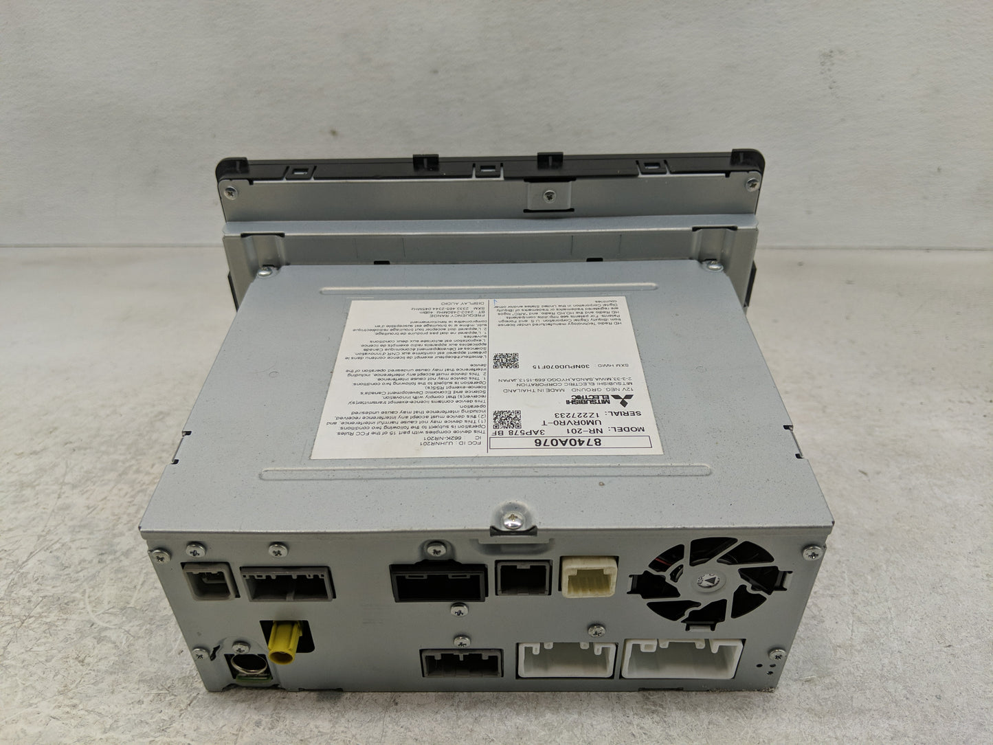 2020 Mitsubishi Outlander Sport Radio AM FM Cd Player Receiver Replacement P/N:8740a076 Fits OEM Used Auto Parts - Oemusedau