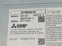 2020 Mitsubishi Outlander Sport Radio AM FM Cd Player Receiver Replacement P/N:8740A076 NR-201, UM0RVR0-T, UJHNR201 Fits OEM