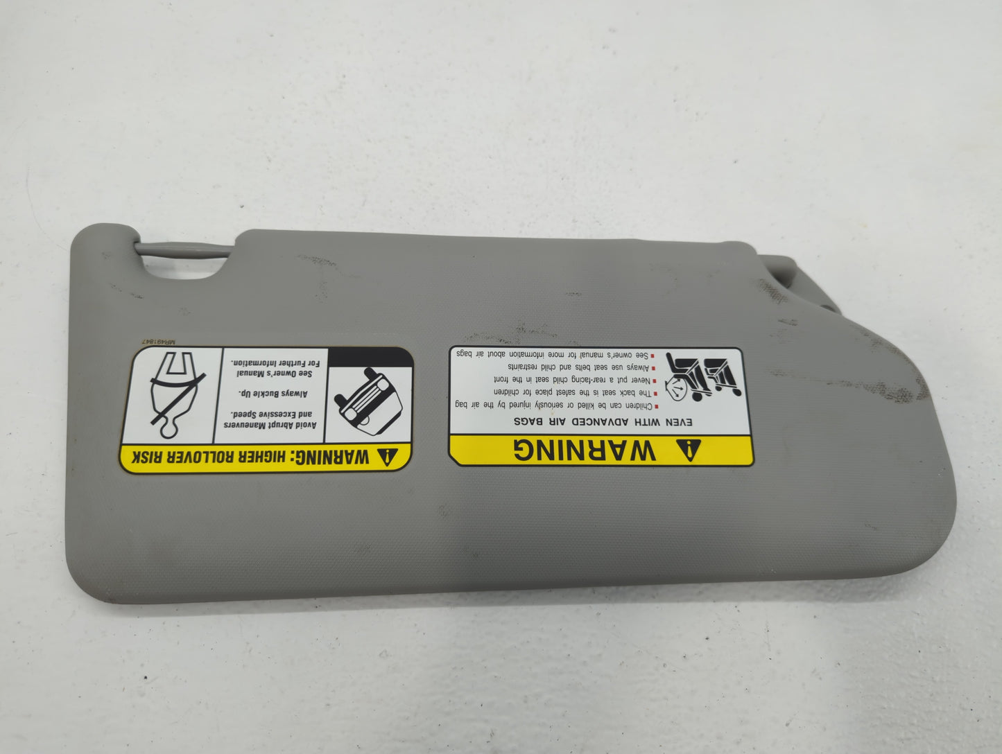 2020 Mitsubishi Outlander Sport Sun Visor Shade Replacement Driver Left Mirror Fits OEM Used Auto Parts - Oemusedautoparts1.