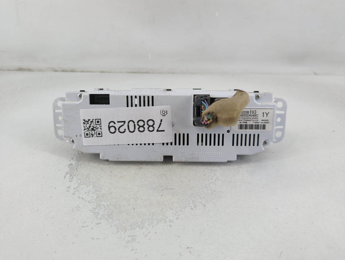 2020 Mitsubishi Outlander Sport Climate Control Module Temperature AC/Heater Replacement P/N:7820B193 Fits OEM Used Auto Par