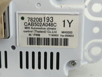 2020 Mitsubishi Outlander Sport Climate Control Module Temperature AC/Heater Replacement P/N:7820B193 Fits OEM Used Auto Par