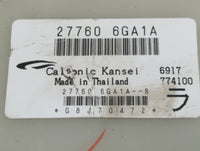 2015-2020 Nissan 370z Temperature Control Module 27760 6ga1a - Oemusedautoparts1.com