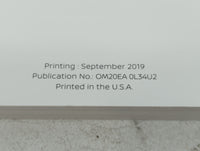 2020 Nissan Altima Owners Manual Book Guide P/N:OM20EA 0L34U2 OEM Used Auto Parts - Oemusedautoparts1.com