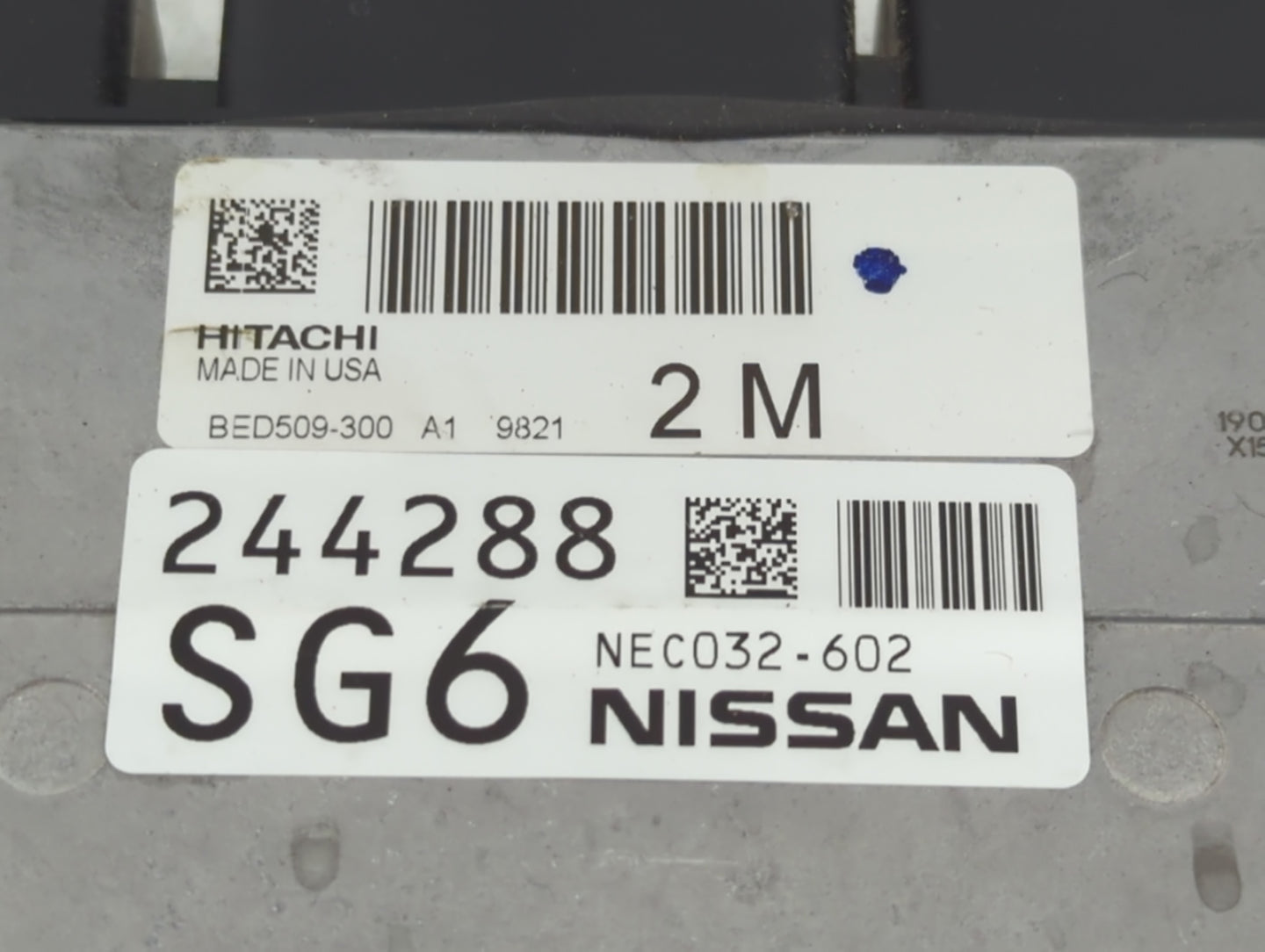 2019-2022 Nissan Altima PCM Engine Control Computer ECU ECM PCU OEM P/N:244288SG6 NEC032-602 Fits Fits 2019 2020 2021 2022 O