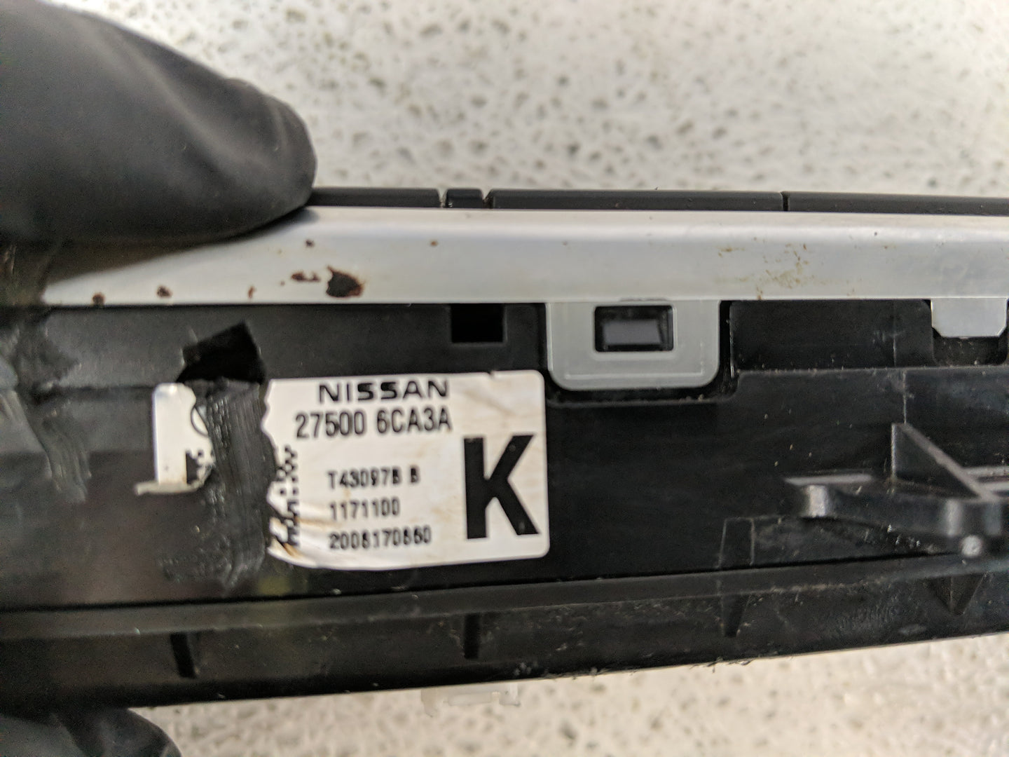 2019-2022 Nissan Altima Climate Control Module Temperature AC/Heater Replacement P/N:27500 6CA3A Fits Fits 2019 2020 2021 20