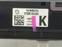 2019-2022 Nissan Altima Climate Control Module Temperature AC/Heater Replacement P/N:27500 6CA3A Fits Fits 2019 2020 2021 20