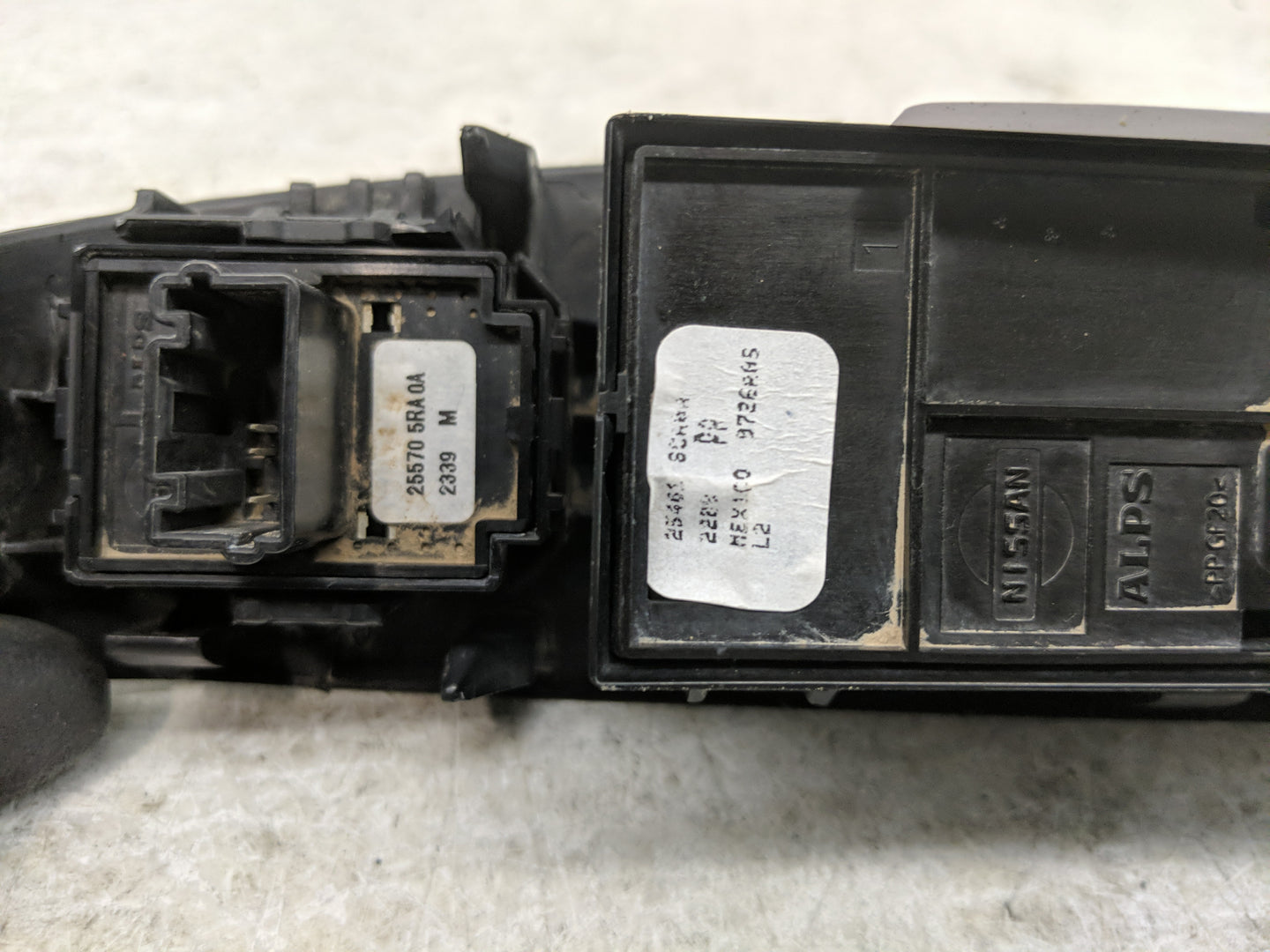 2019-2022 Nissan Altima Master Power Window Switch Replacement Driver Side Left P/N:25570 5RA0A Fits Fits 2019 2020 2021 202
