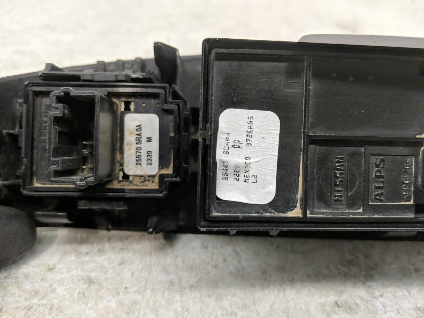 2019-2022 Nissan Altima Master Power Window Switch Replacement Driver Side Left P/N:25570 5RA0A Fits Fits 2019 2020 2021 202