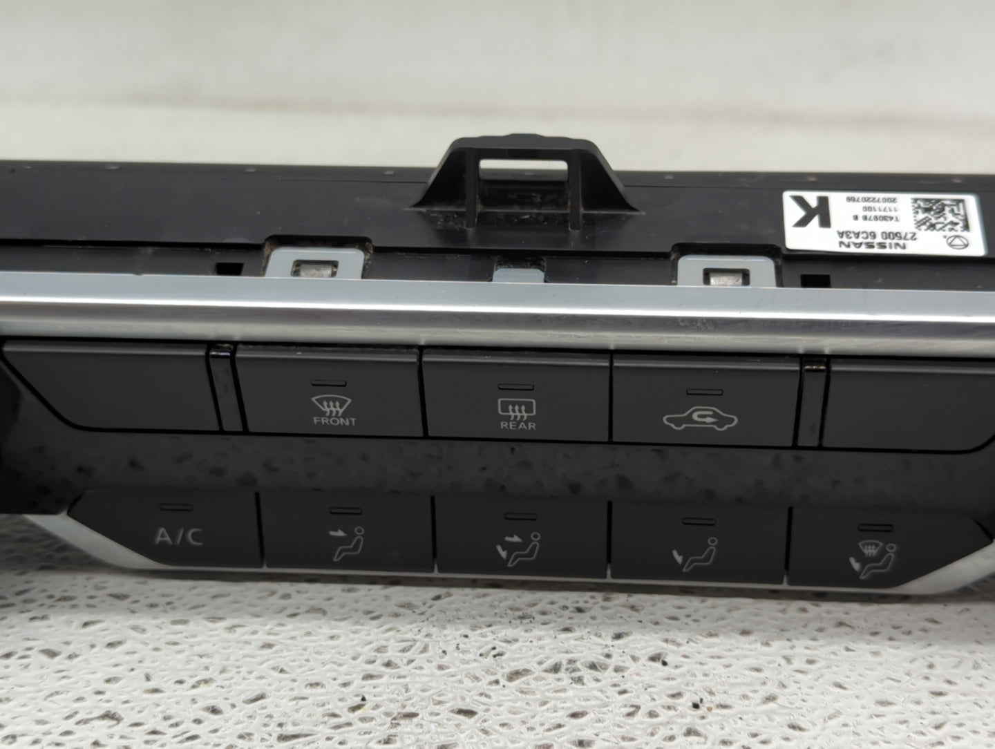 2019-2022 Nissan Altima Climate Control Module Temperature AC/Heater Replacement P/N:27500 6CA3A Fits Fits 2019 2020 2021 20