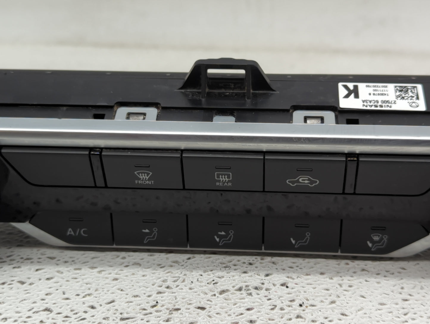 2019-2022 Nissan Altima Climate Control Module Temperature AC/Heater Replacement P/N:27500 6CA3A Fits Fits 2019 2020 2021 20