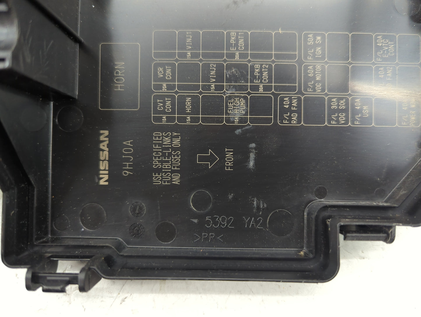 2019-2022 Nissan Altima Fusebox Fuse Box Panel Relay Module P/N:9HJ0A Fits Fits 2019 2020 2021 2022 OEM Used Auto Parts - Oe