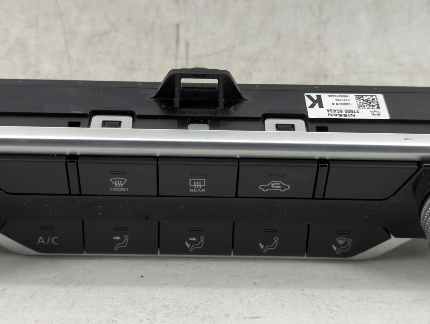 2019-2022 Nissan Altima Climate Control Module Temperature AC/Heater Replacement P/N:27500 6CA3A Fits Fits 2019 2020 2021 20
