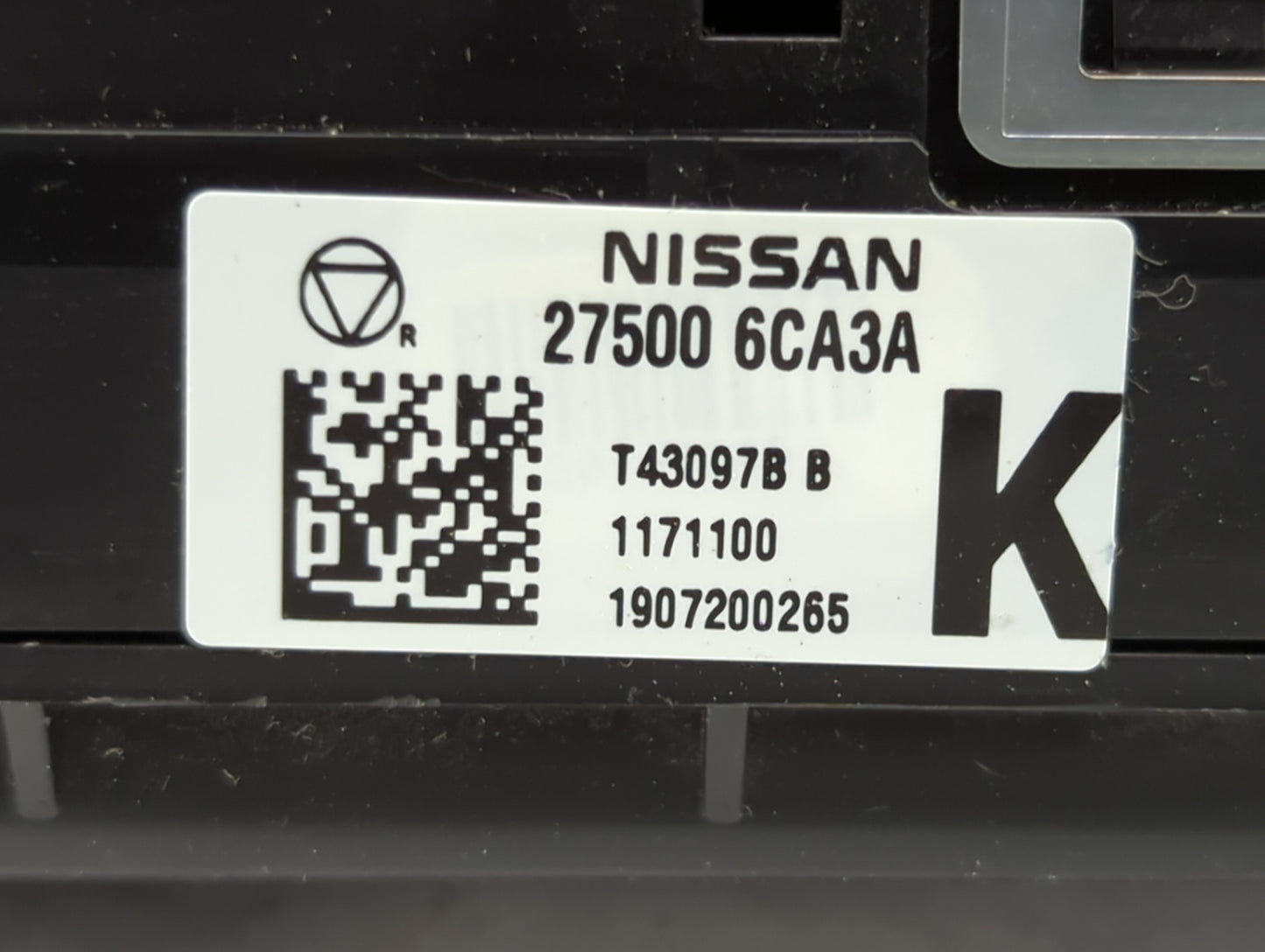 2019-2022 Nissan Altima Climate Control Module Temperature AC/Heater Replacement P/N:27500 6CA3A Fits Fits 2019 2020 2021 20