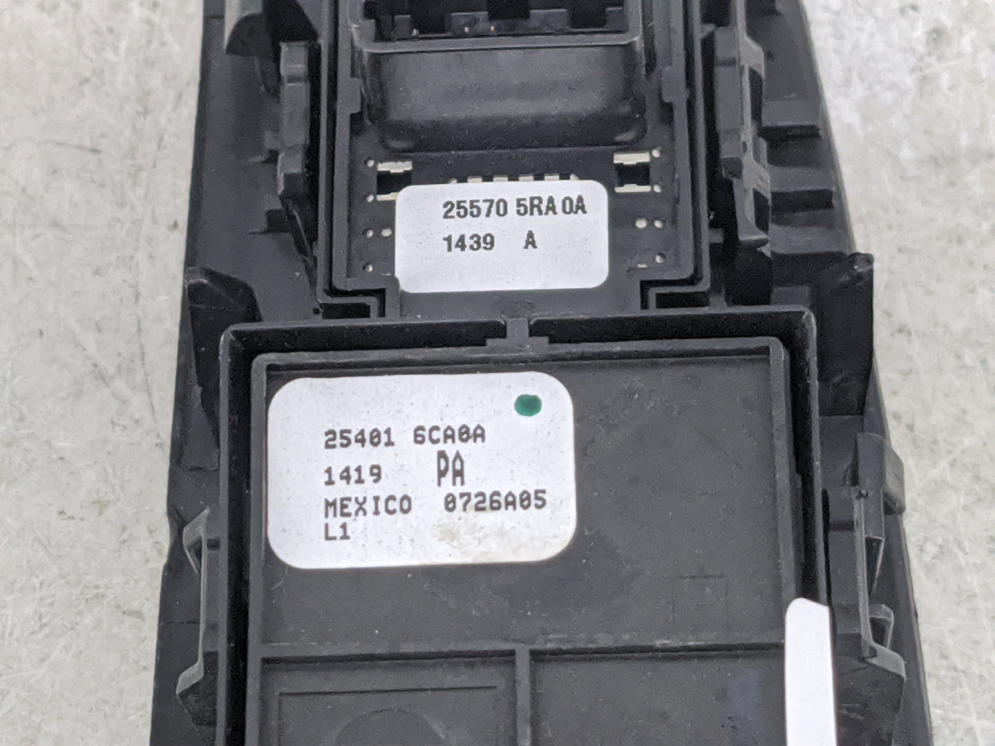 2019-2022 Nissan Altima Master Power Window Switch Replacement Driver Side Left P/N:25401 6CA0A 25570 5RA0A Fits OEM Used Au